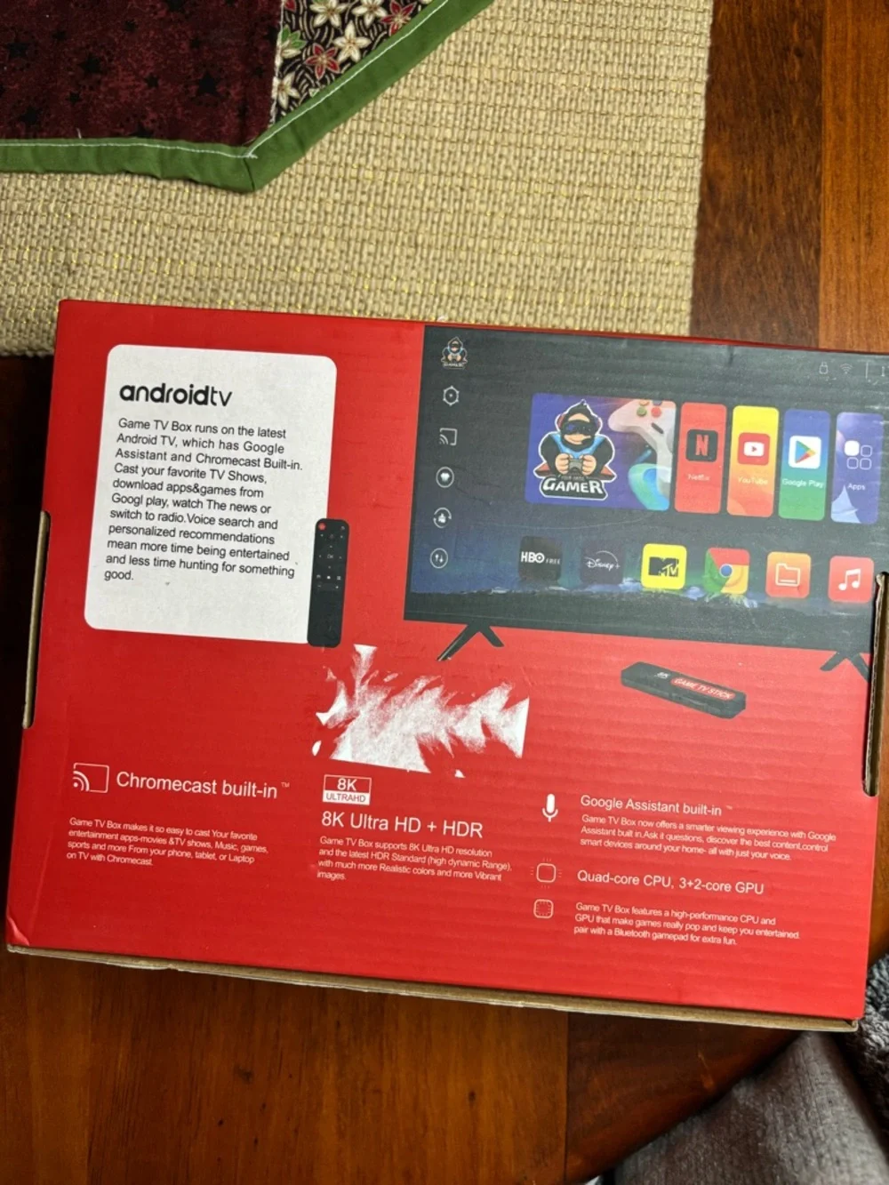 Game TV Stick 8K Ultra HD Set-Top Box NIB